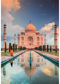 Orașe Taj Mahal Puzzle Compact India, 1500 de piese, Clementoni