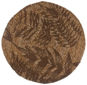 Suport pentru farfurii din iută ø 38 cm Leafy – Ixia