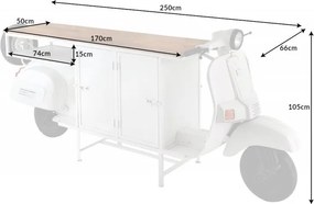 Masa bar design unicat Scooter 250cm