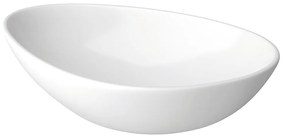 Lavoar asimetric alb pe blat Cersanit Moduo 56,5 cm