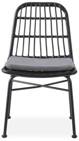 Scaun de grădină Karma K401 (negru). 1118277