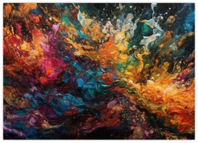 Tablou - Abstracția culorilor II. (70x50 cm)
