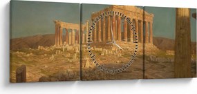 Tablou - Frederic Edwin Church, The Parthenon, reproducere (cu ceas) (90x30 cm)