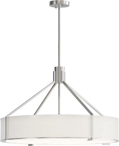 Lustra suspendata diametru 70cm, Doretto Nickel Satin