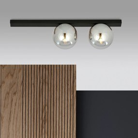 Lustra aplicata design modern minimalist FIT 2 BLACK/GRAFIT