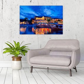 Tablou - Orașul de noapte Hoi An, Vietnam (90x60 cm)
