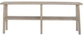 Consola natur din lemn de pin reciclat, double, Anatole