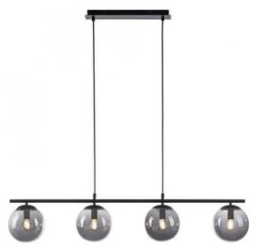 Lustră pe cablu JUST LIGHT. 14604-18 WIDOW 4xE14/25W/230V negru