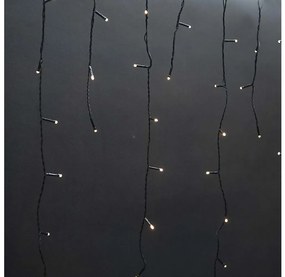 Perdea LED de Crăciun Nedis CLLC180 180xLED/7 funcții 10,9m IP44 alb cald