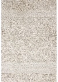 Covor crem lavabil/țesut manual din bumbac 140x200 cm Bloom Natural – Lorena Canals