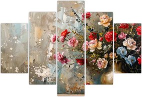 Tablou - Vaza de flori (150x105 cm)