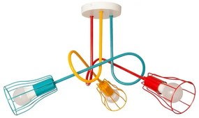 Lustră aplicată pentru copii OXFORD 3xE27/15W/230V