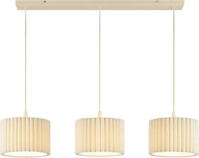 Brilliant - Lustru suspendat pe cablu VELIN 3xE27/20W/230V crem