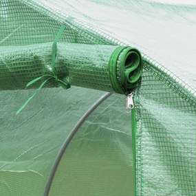 Outsunny Prelata Sera 6×3×2 m – Cu 12 Ferestre, Usa Rulanta si Margini | Aosom Romania