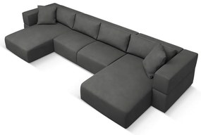 Colțar gri închis (în formă de "U") Esther – Milo Casa