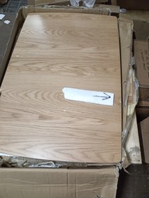 Reducere Masa de dining cu blat in decor stejar BRANDO 120(160)x80, extensibila II. calitate