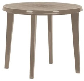 Masă de grădină din plastic Lisa, culoare cappuccino