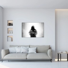 Tablou - Un călugăr într-o mănăstire (90x60 cm)