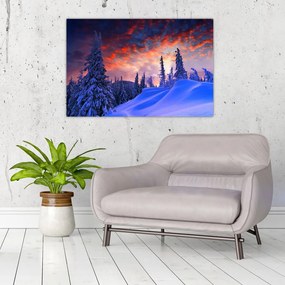 Tablou - Amurg dev iarnă (90x60 cm)