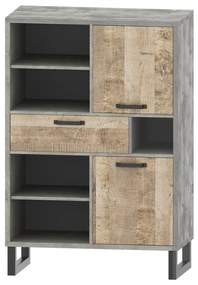 Raft Bennie 2D1S (gri + Stejar nisipiu). 1052754