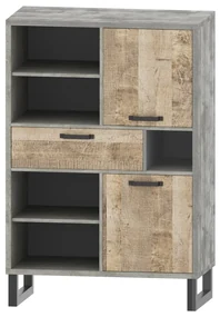 Raft Bennie 2D1S (gri + Stejar nisipiu). 1052754