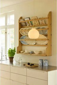 Halo Design 748068 - Pendul suspendat pe cablu TOSCANA, 1xE27/40W/230V, Ø 36 cm, crem/alamă