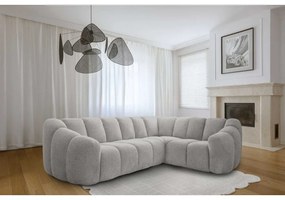 Colțar gri deschis (cu colț pe partea dreaptă/în formă de ”L”) Shell – Miuform