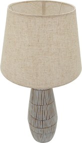 Veioză crem cu abajur textil (înălțime 69,5 cm) Hanoi – Mauro Ferretti