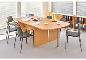 Set mobilier de birou Visio 7, arțar