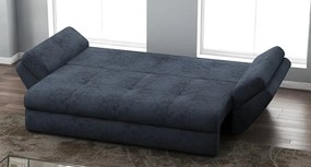 Canapea extensibilă dumonde cu ladă de depozitare si sezut confortabil din spuma high-density, Loana Enjoy Antracit 250x100 cm