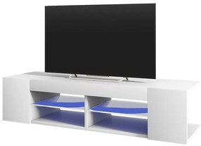 Masă TV Monty 137 (cu iluminat) (alb). 1098626