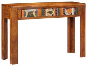 vidaXL Masă consolă, 110x35x75 cm, lemn masiv de acacia