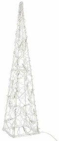 Instalație pirămidă de Crăciun, 60 cm - alb cald