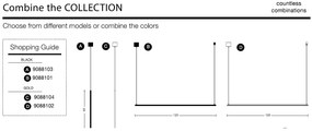 Pendul LED design liniar ELETTRA negru
