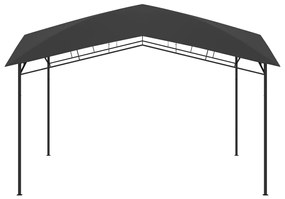 Pavilion de gradina, antracit, 4 x 4 x 2,9 m, 180 g m   Antracit, 4 x 4 x 2.9 m