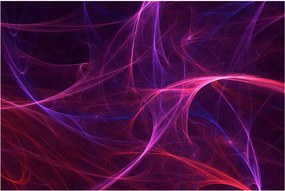 Tabloul abstract cu linii curbe (90x60 cm)