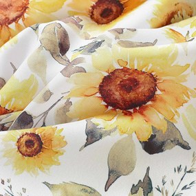 Goldea napron de masă teflonat - flori de floarea-soarelui 20x140 cm