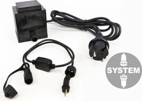 diLED cablu luminos 60 LED alb cald + sursă de alimentare