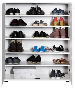 Pantofar Adore Elegance, 2 usi, 5 rafturi, capacitate 24 perechi incaltaminte, 91 x 108 x 35 cm