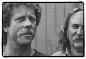 Fotografie Chris Hillman and David Crosby, Nashville, USA, 1990, Messer, Alan