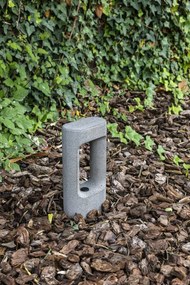 Stalp LED de exterior IP55 TOTEM 27,8cm Grey 3000K