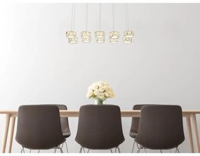 Lustră LED pe cablu Globo 49350-92H AMUR LED/92W/230V 4000K