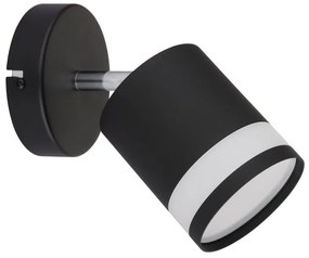 Aplica cu Spot directionabil metal negru LUCERO