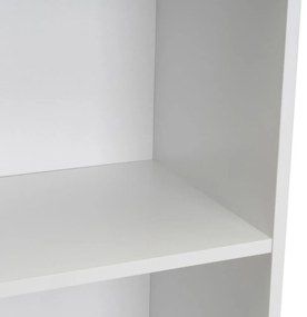 Bibliotecă albă 30x106x24 cm Cube – Casa Selección