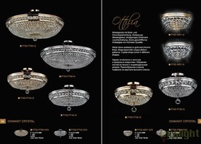 Lustra aplicata design elegant diam. 43,5cm auriu Ottilia MYDIA700-CL-06-G