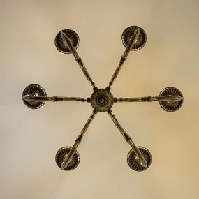 Lustră pe lanț Brilagi CLASSIC 6xE14/60W/230V alamă