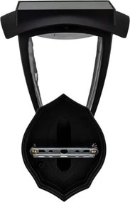 Lampă solară de perete LED/2W/3,7V 3000/6000K IP65 2200 mAh neagră