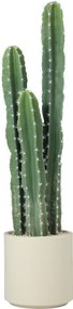 HOMCOM Plantă artificială Cactus mare 95 cm cu ghiveci, realist pentru casă, birou, verde | Aosom Romania
