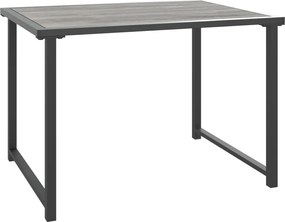 vidaXL Masă de grădină, antracit, 55x40x37 cm, oțel