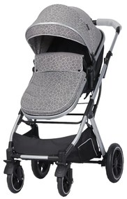Carucior nou nascuti 3 in 1 NOVOKIDS™ H3100 series, Cu geanta bebe, Cadru Aluminiu, Amortizoare, Roti din cauciuc plin AVE, Landou, Scoica auto,